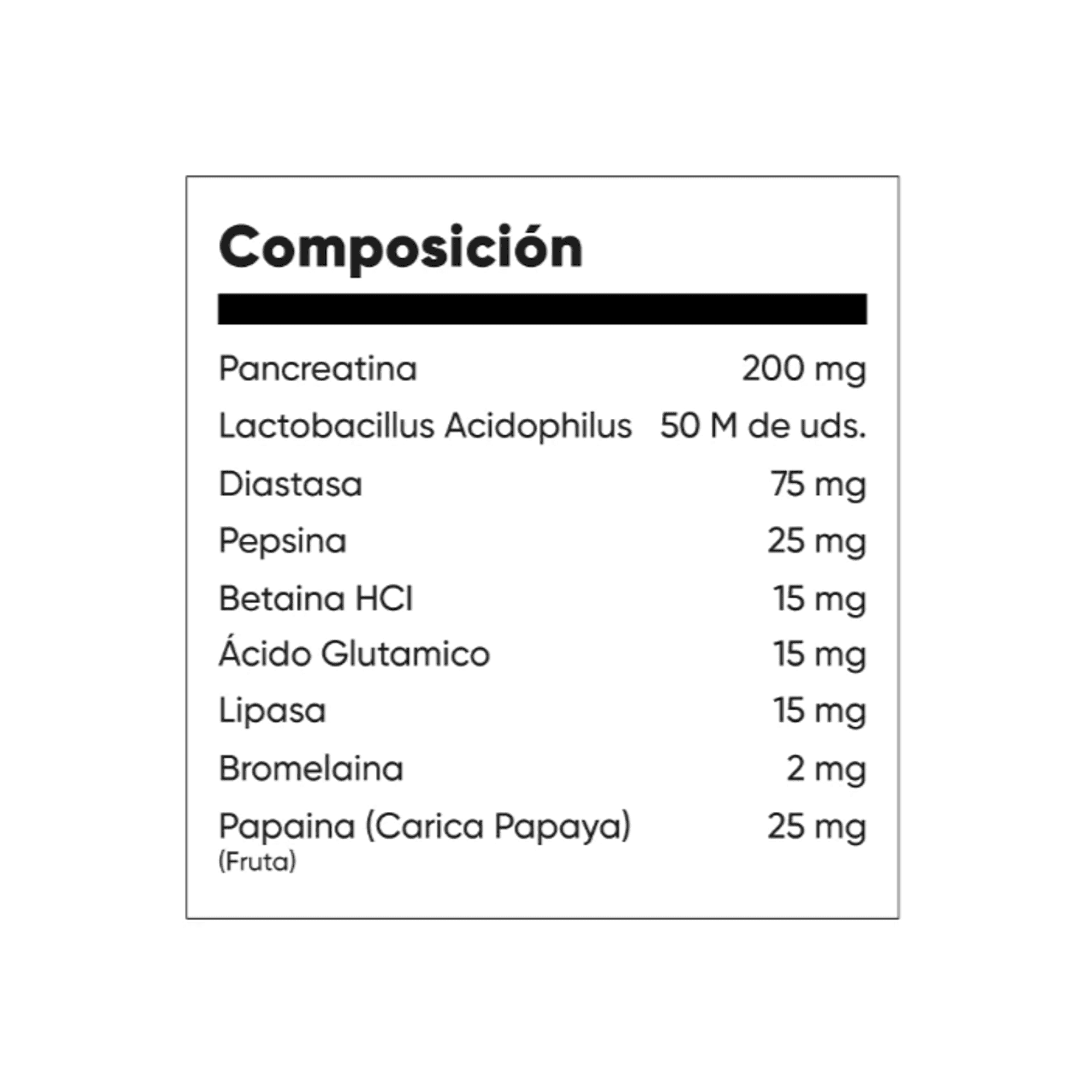 DIGESTIVE ENZYMES (enzimas digestivas) - fco x 90 tab. - MASON - VENTA LIBRE - PROMOCION 2