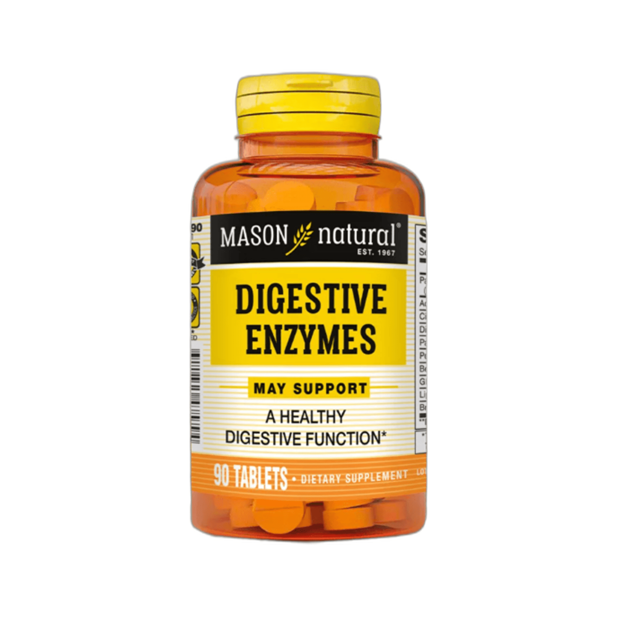 DIGESTIVE ENZYMES (enzimas digestivas) - fco x 90 tab. - MASON - VENTA LIBRE - PROMOCION 1