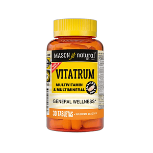 VITATRUM COMPLETE MULTIVITAMINICO & MINERAL - fco x 30 tab. - MASON - VENTA LIBRE - PROMOCION