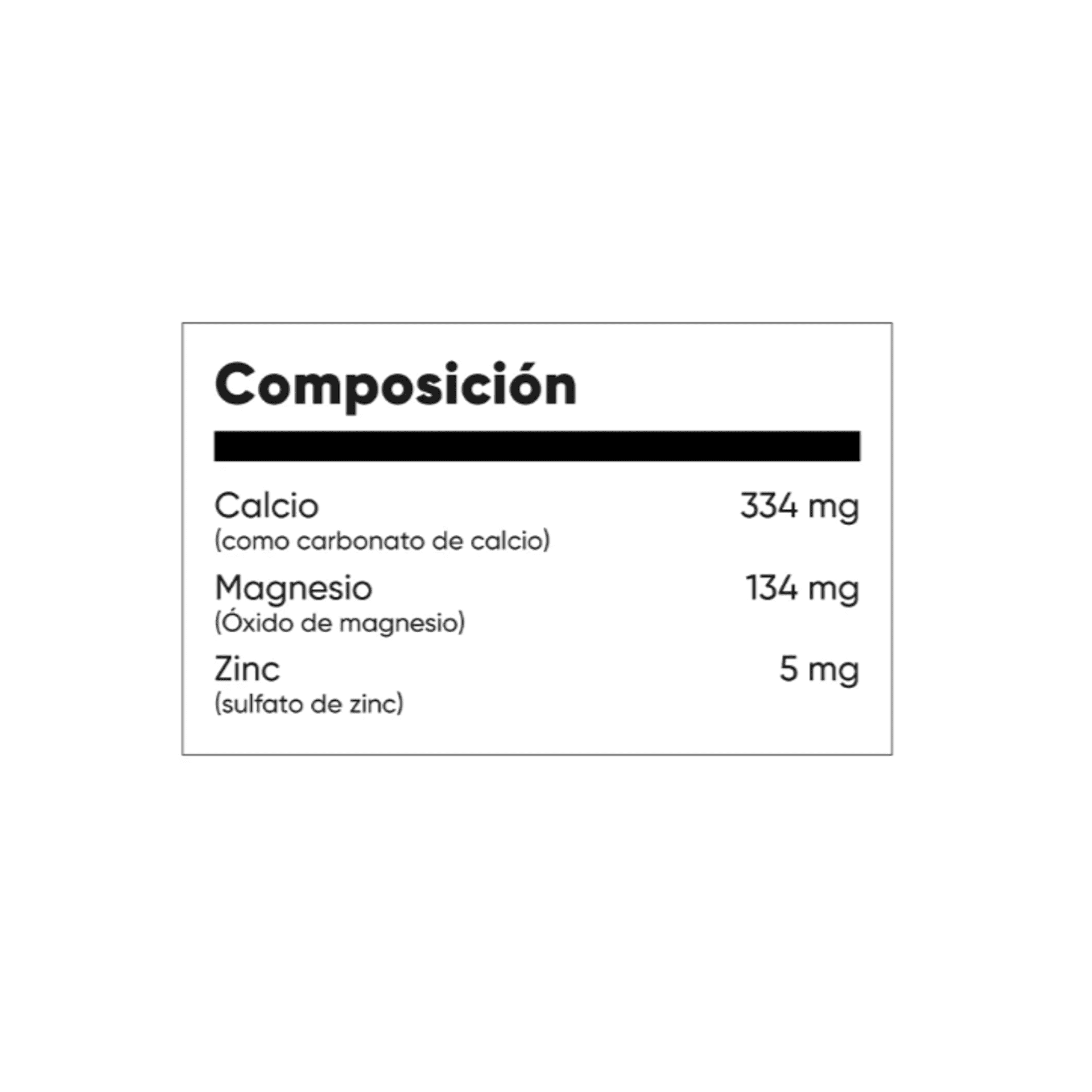 CALCIO MAGNECIO Y ZINC - fco x 100 tab. - MASON - VENTA LIBRE - PROMOCION 2