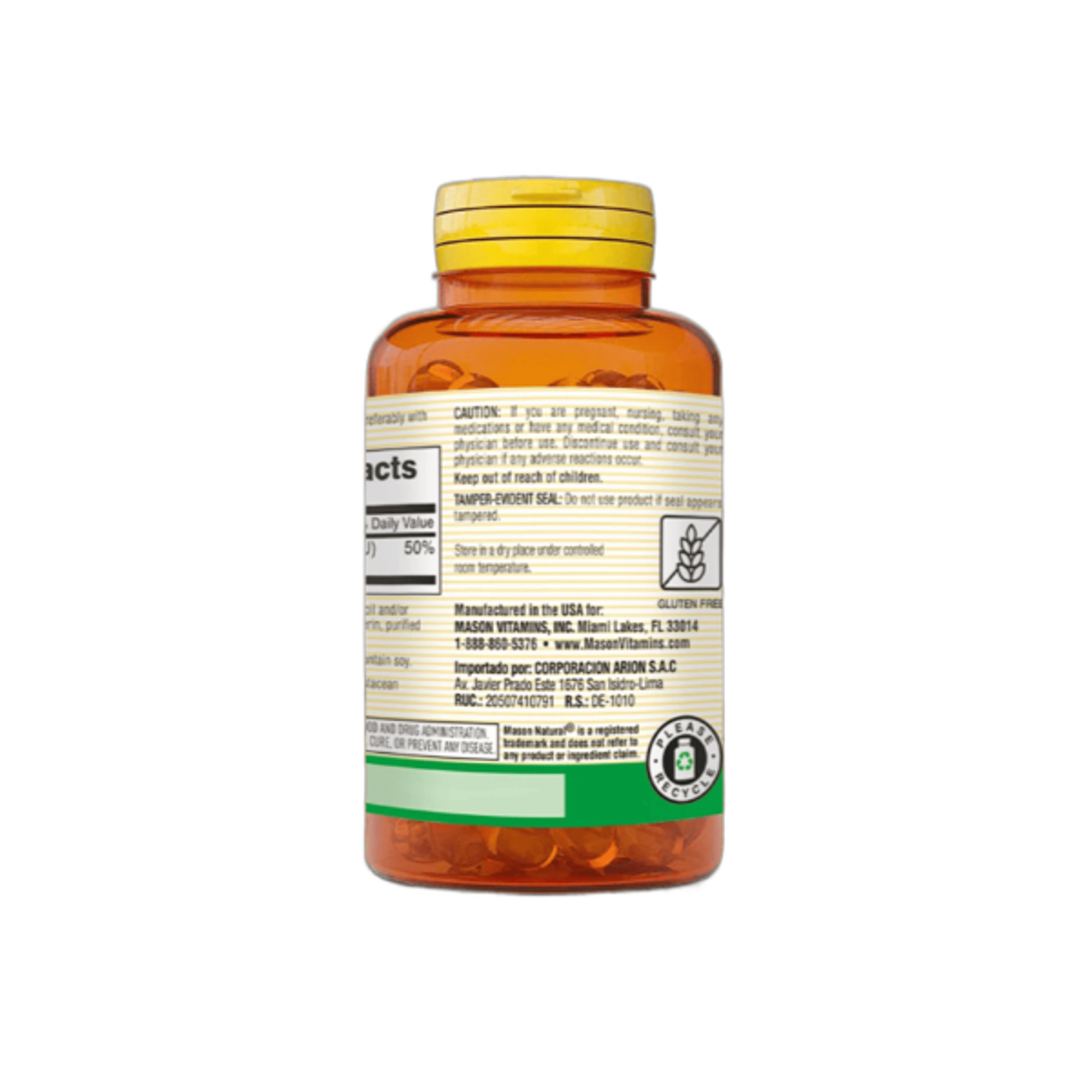 VITAMINA D3 - 400 UI - fco x 100 SOFTGEL. - MASON - VENTA LIBRE - PROMOCION 4