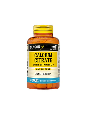 CALCIUM CITRATE + VIT D3 (calcio citrato) - fco x 60 tab. - MASON - VENTA LIBRE - PROMOCION