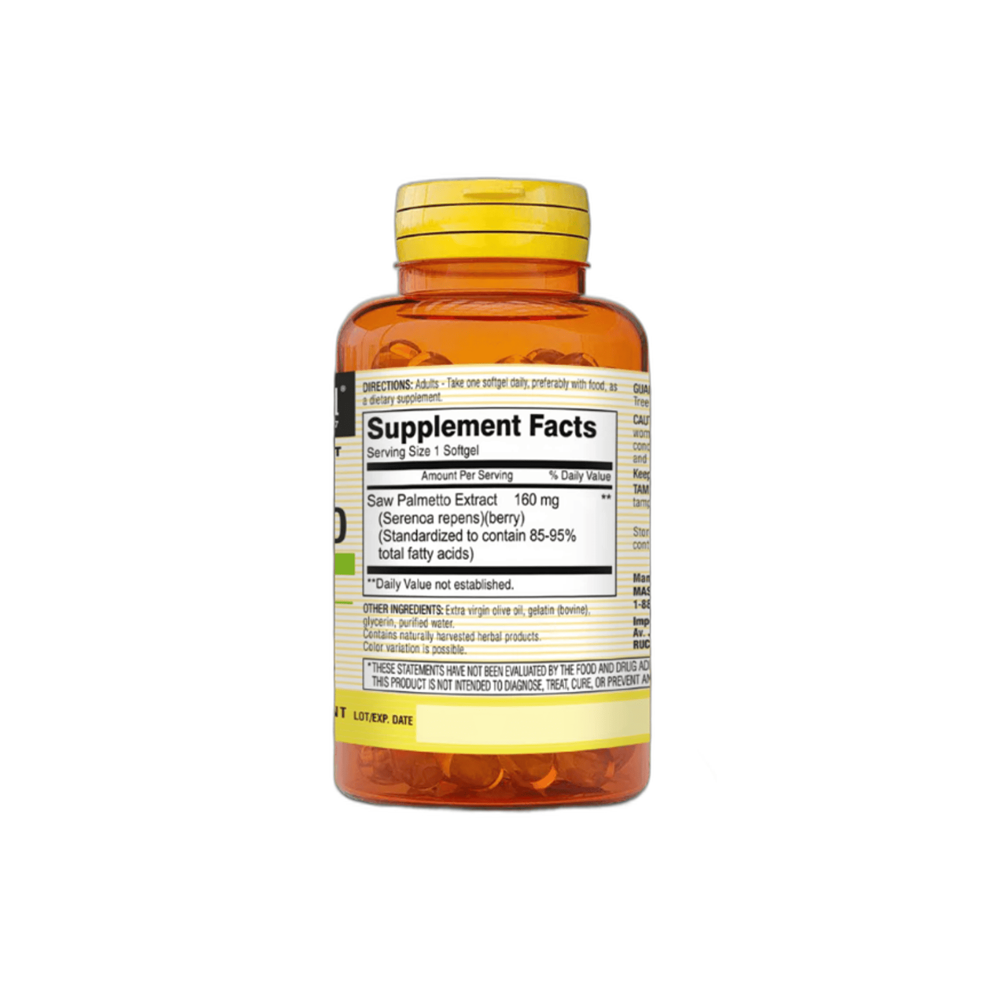 SAW PALMETTO (PROSTATE COMFORT) - fco x 60 cap. - MASON - VENTA LIBRE - PROMOCION 3
