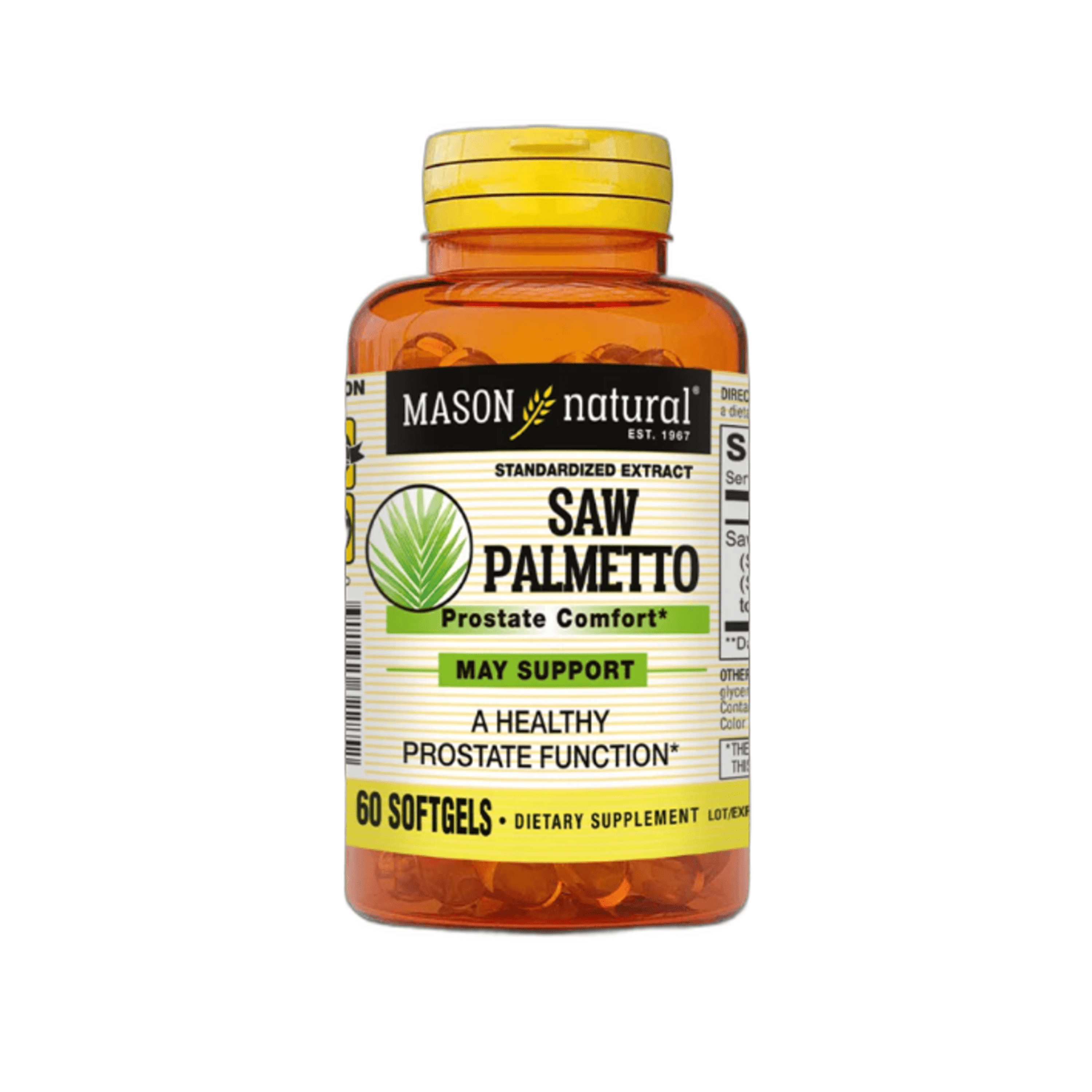 SAW PALMETTO (PROSTATE COMFORT) - fco x 60 cap. - MASON - VENTA LIBRE - PROMOCION 1