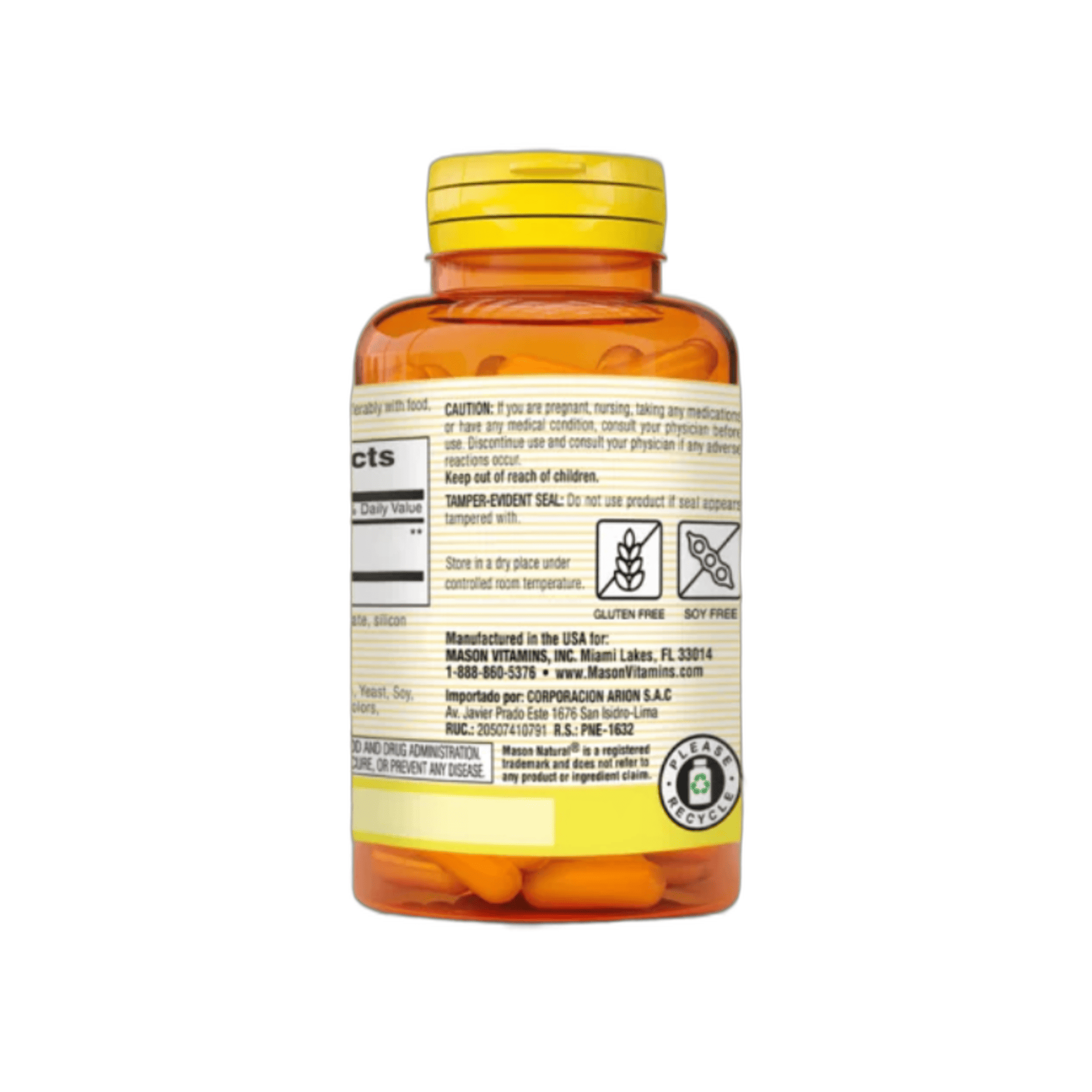 GINGER 500 mg - fco x 60 cap. - MASON - VENTA LIBRE - PROMOCION 3