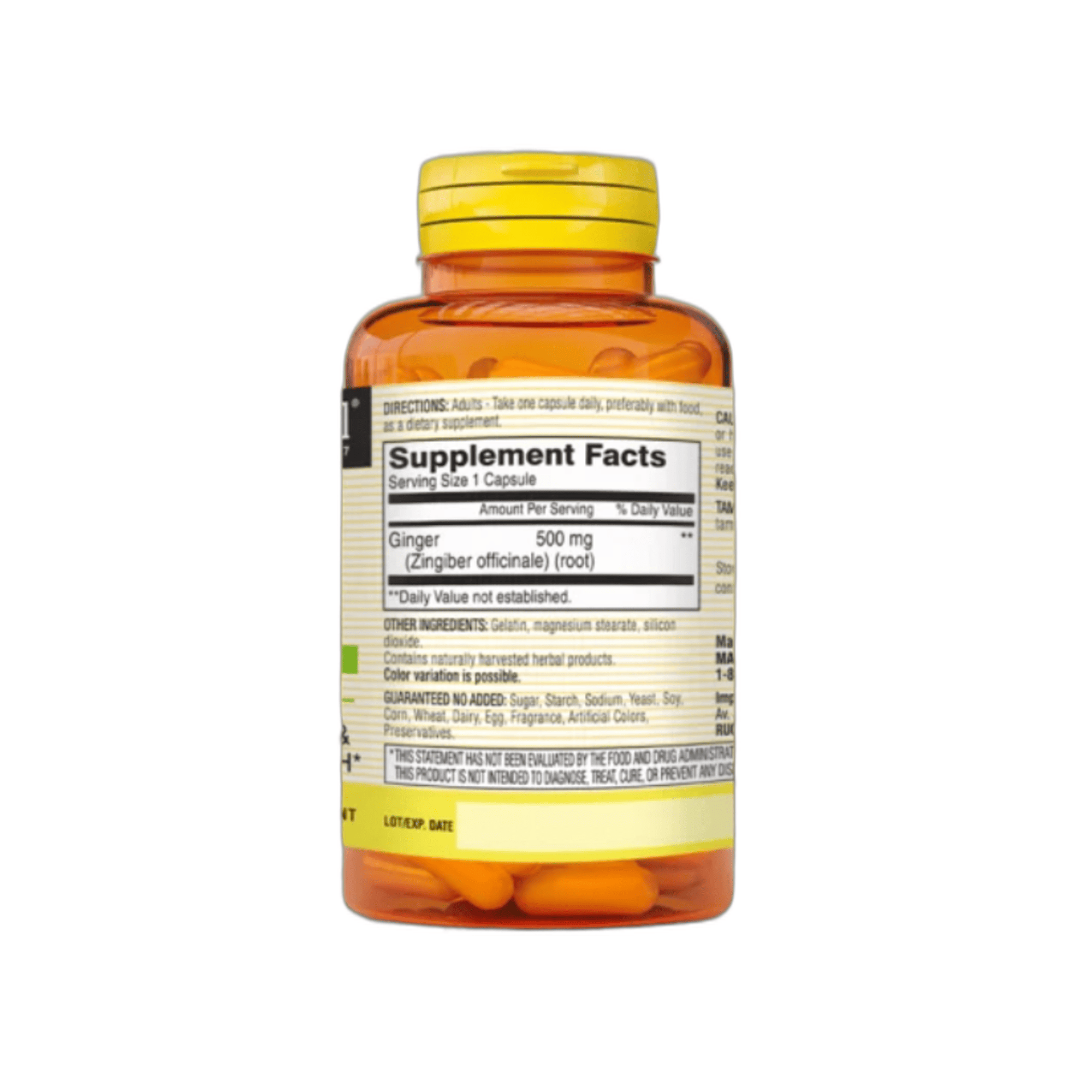 GINGER 500 mg - fco x 60 cap. - MASON - VENTA LIBRE - PROMOCION 4