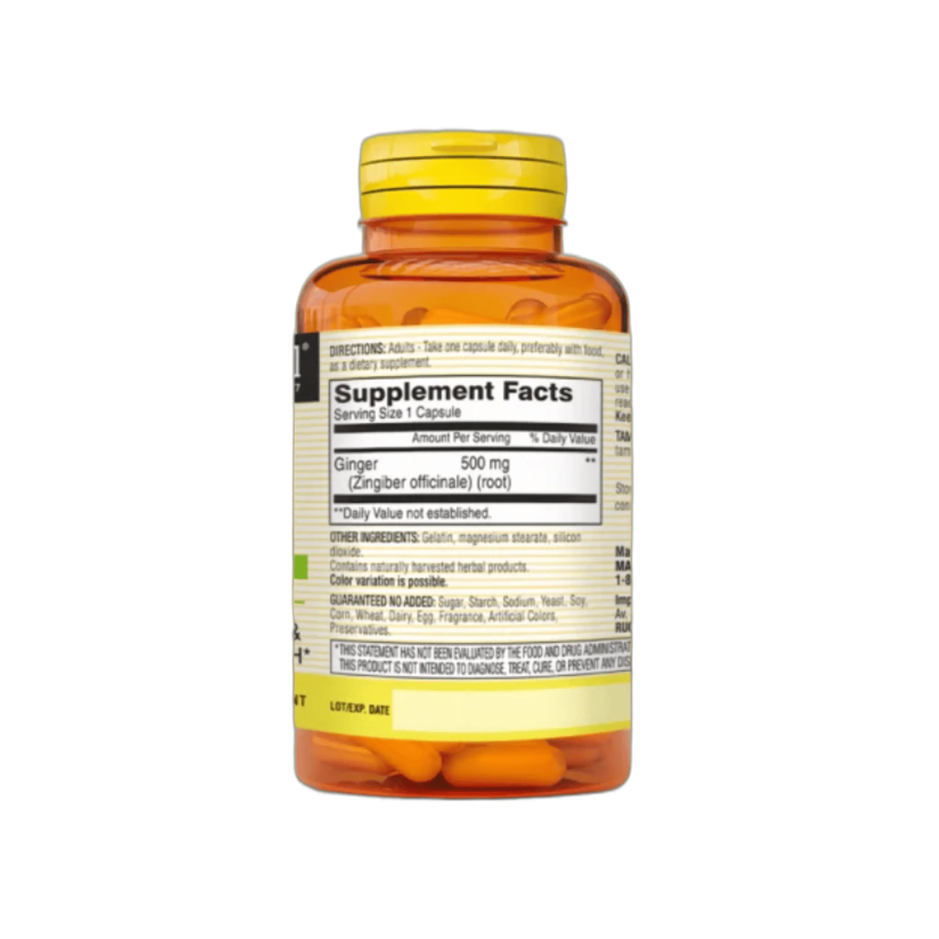 GINGER 500 mg - fco x 60 cap. - MASON - VENTA LIBRE - PROMOCION 4