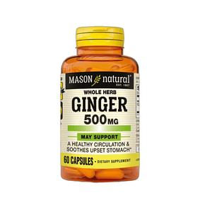 GINGER 500 mg - fco x 60 cap. - MASON - VENTA LIBRE - PROMOCION