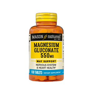 MAGNESIO GLUCONATO 550 mg - fco x 100 tab. - MASON - VENTA LIBRE - PROMOCION