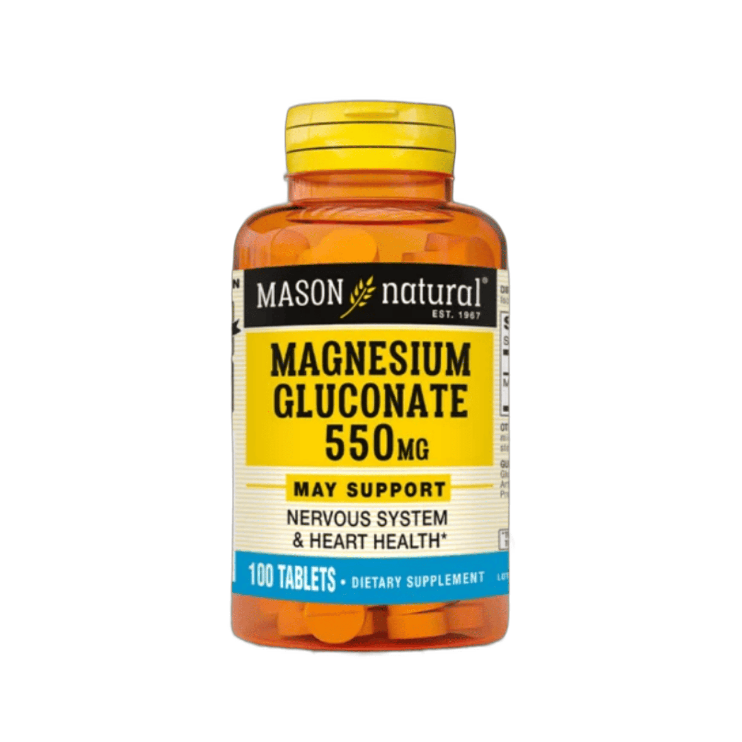 MAGNESIO GLUCONATO 550 mg - fco x 100 tab. - MASON - VENTA LIBRE - PROMOCION 1