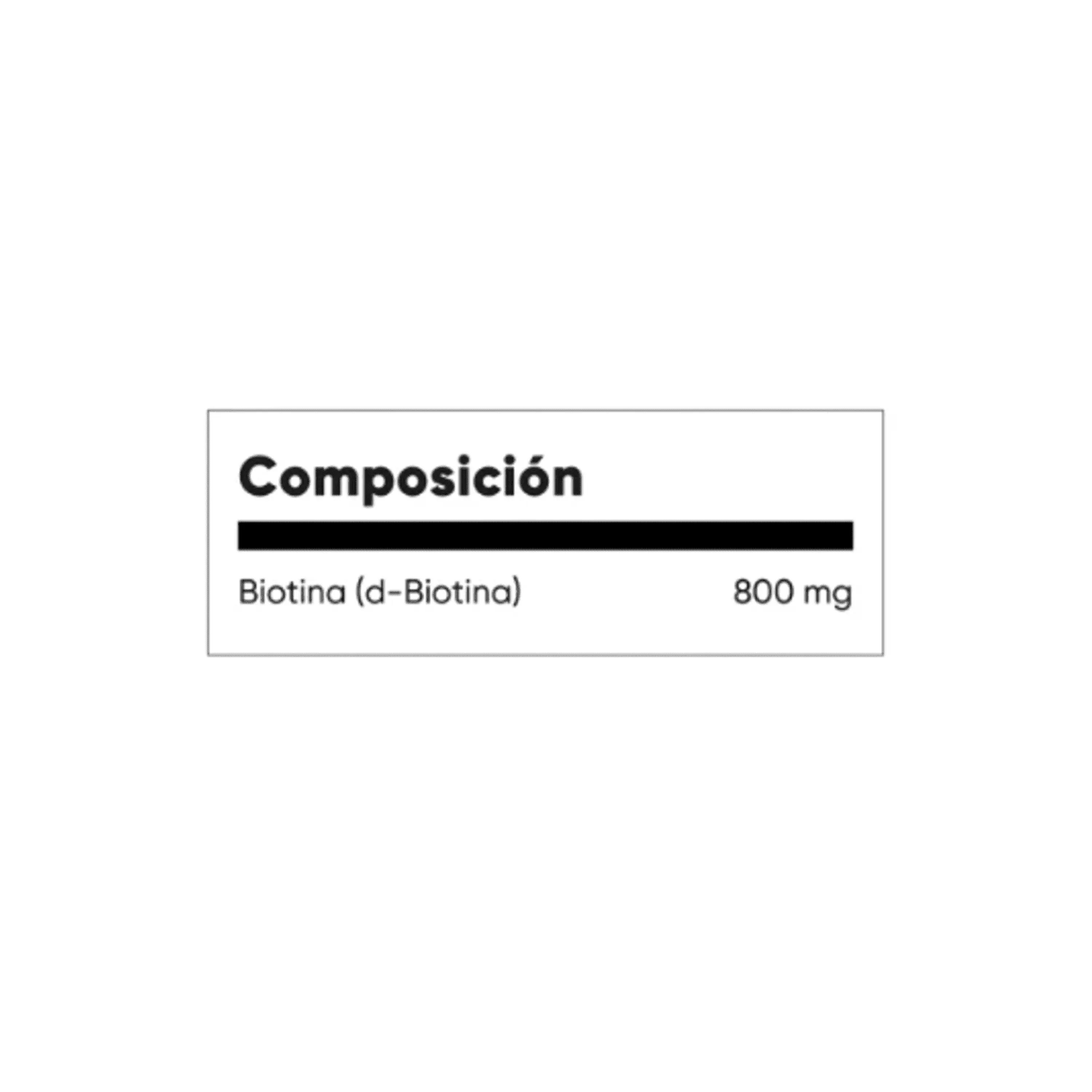 BIOTIN 800 mcg - fco x 60 tab. - MASON - VENTA LIBRE - PROMOCION 2