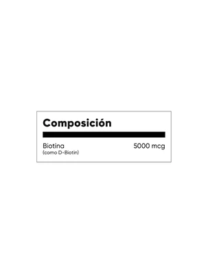 BIOTIN 5000 mcg - fco x 60 softgel. - MASON - VENTA LIBRE - PROMOCION