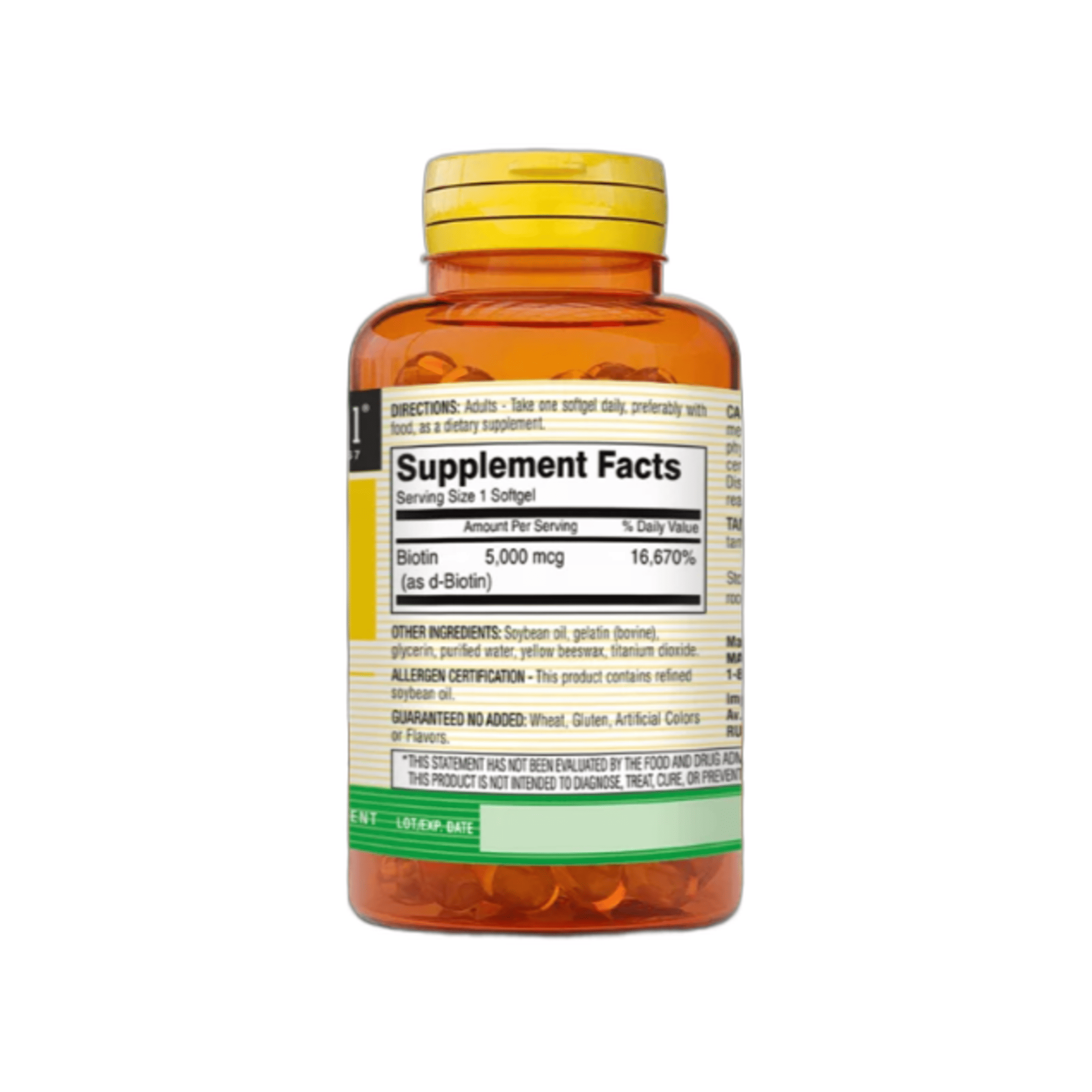 BIOTIN 5000 mcg - fco x 60 softgel. - MASON - VENTA LIBRE - PROMOCION 4