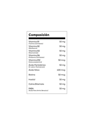 B-50 COMPLEX WITH 400 mcg (B50) - Fco x 60 cap - MASON - VENTA LIBRE - PROMOCION