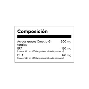 OMEGA-3 FISH OIL 1000 mg - fco x 60 softgel. - MASON - VENTA LIBRE - PROMOCION