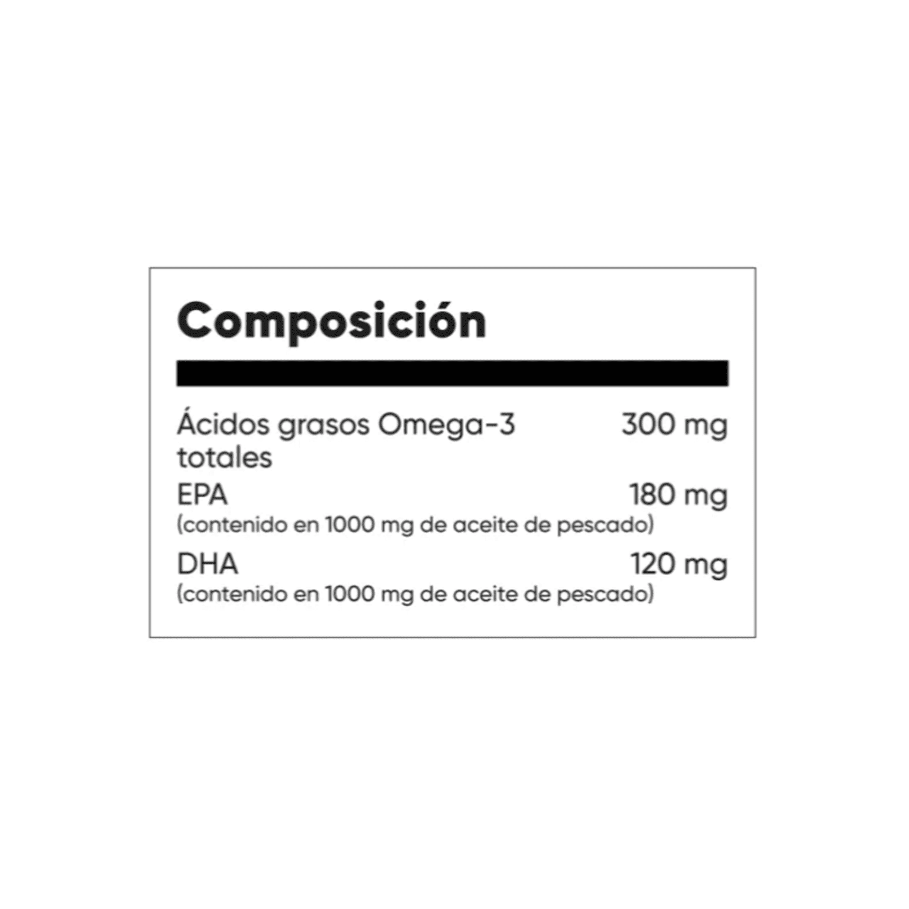 OMEGA-3 FISH OIL 1000 mg - fco x 60 softgel. - MASON - VENTA LIBRE - PROMOCION 2