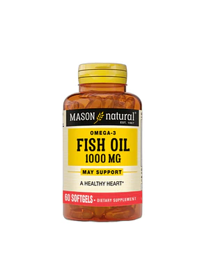 OMEGA-3 FISH OIL 1000 mg - fco x 60 softgel. - MASON - VENTA LIBRE - PROMOCION