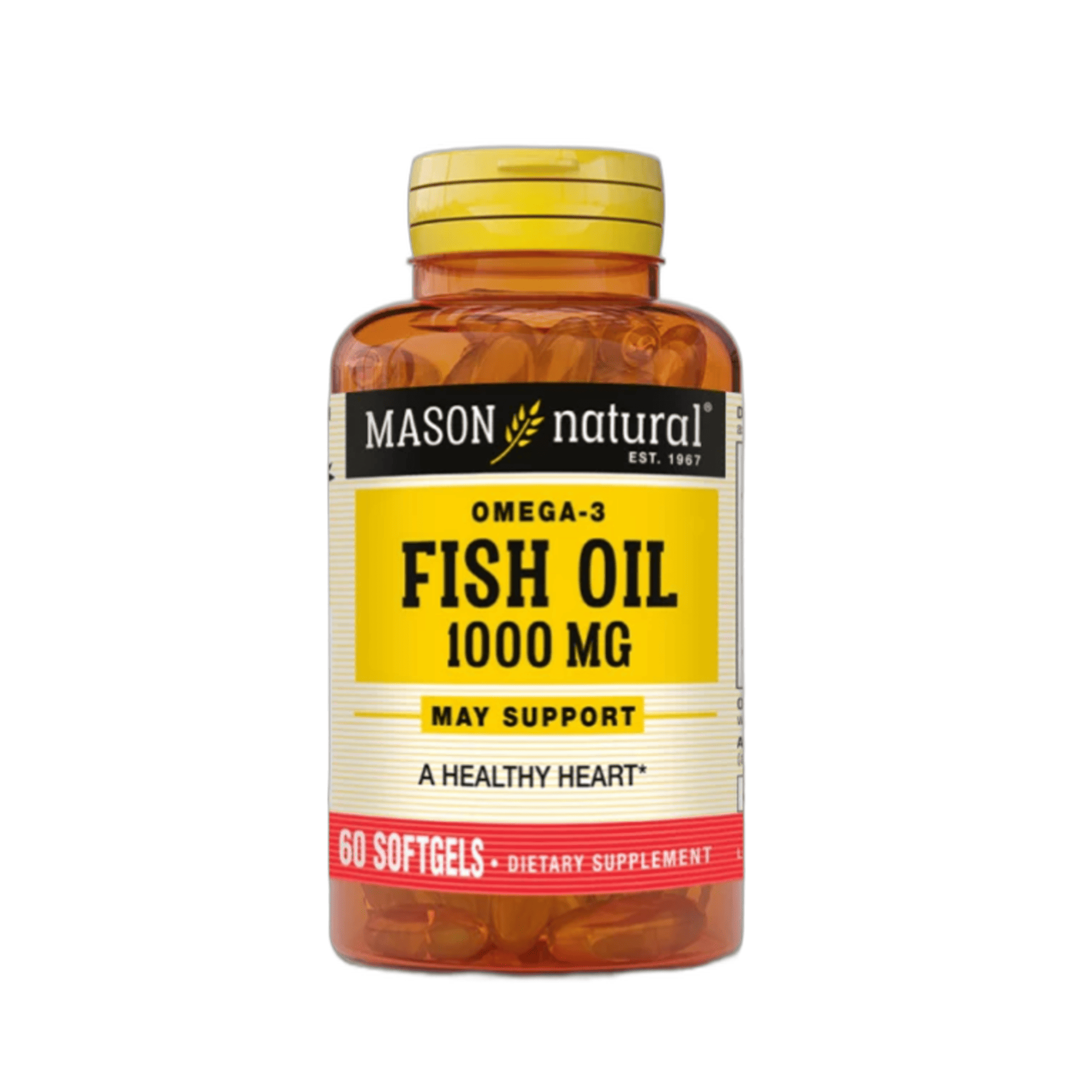 OMEGA-3 FISH OIL 1000 mg - fco x 60 softgel. - MASON - VENTA LIBRE - PROMOCION 1