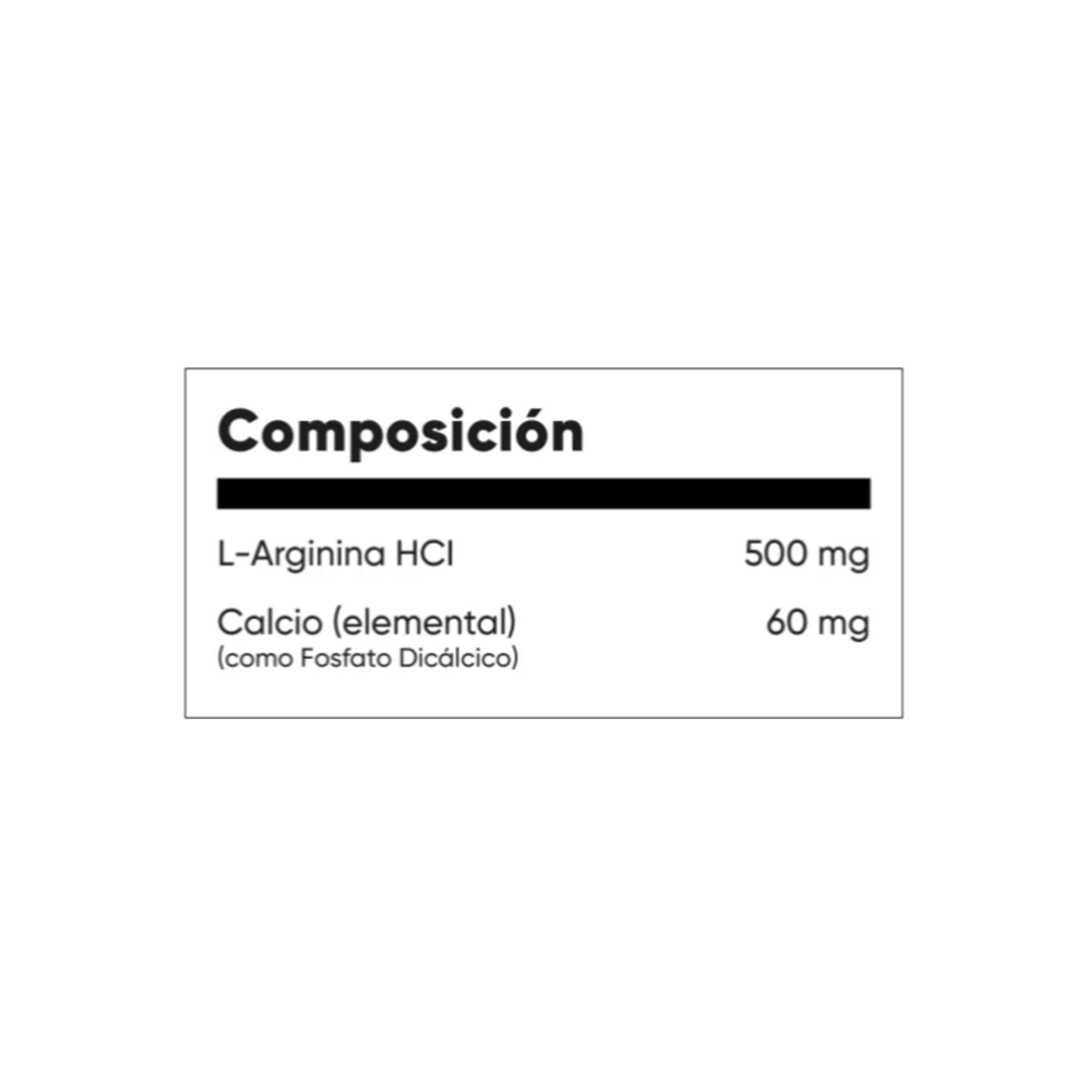 L-ARGININE 500 mg - fco x 60 cap. - MASON - VENTA LIBRE - PROMOCION 2