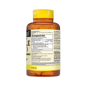 MILK THISTLE (silymarin) - Fco x 60 cap. - MASON - VENTA LIBRE - PROMOCION