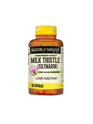 MILK THISTLE (silymarin) - Fco x 60 cap. - MASON - VENTA LIBRE - PROMOCION