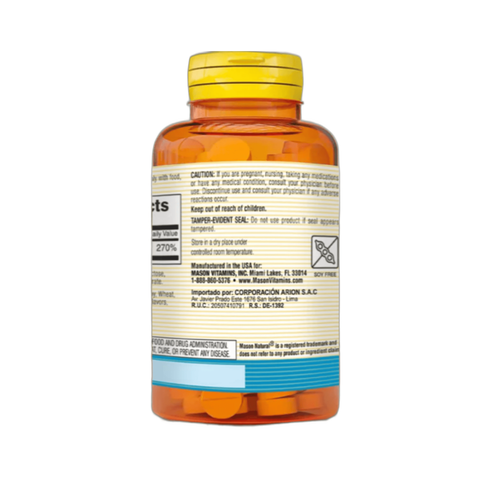 ZINC 30 mg - fco x 100 tab. - MASON - VENTA LIBRE - PROMOCION 3