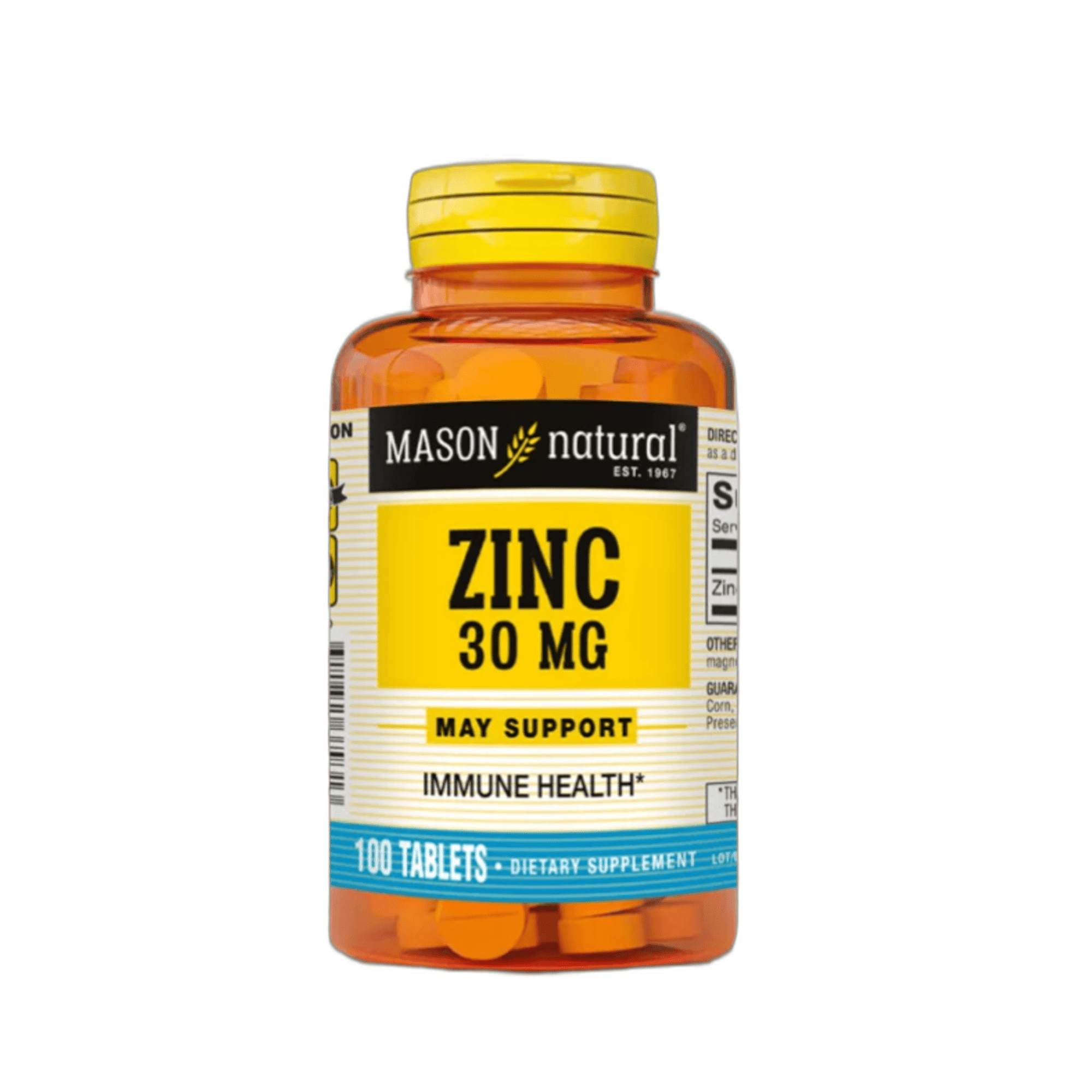 ZINC 30 mg - fco x 100 tab. - MASON - VENTA LIBRE - PROMOCION 1