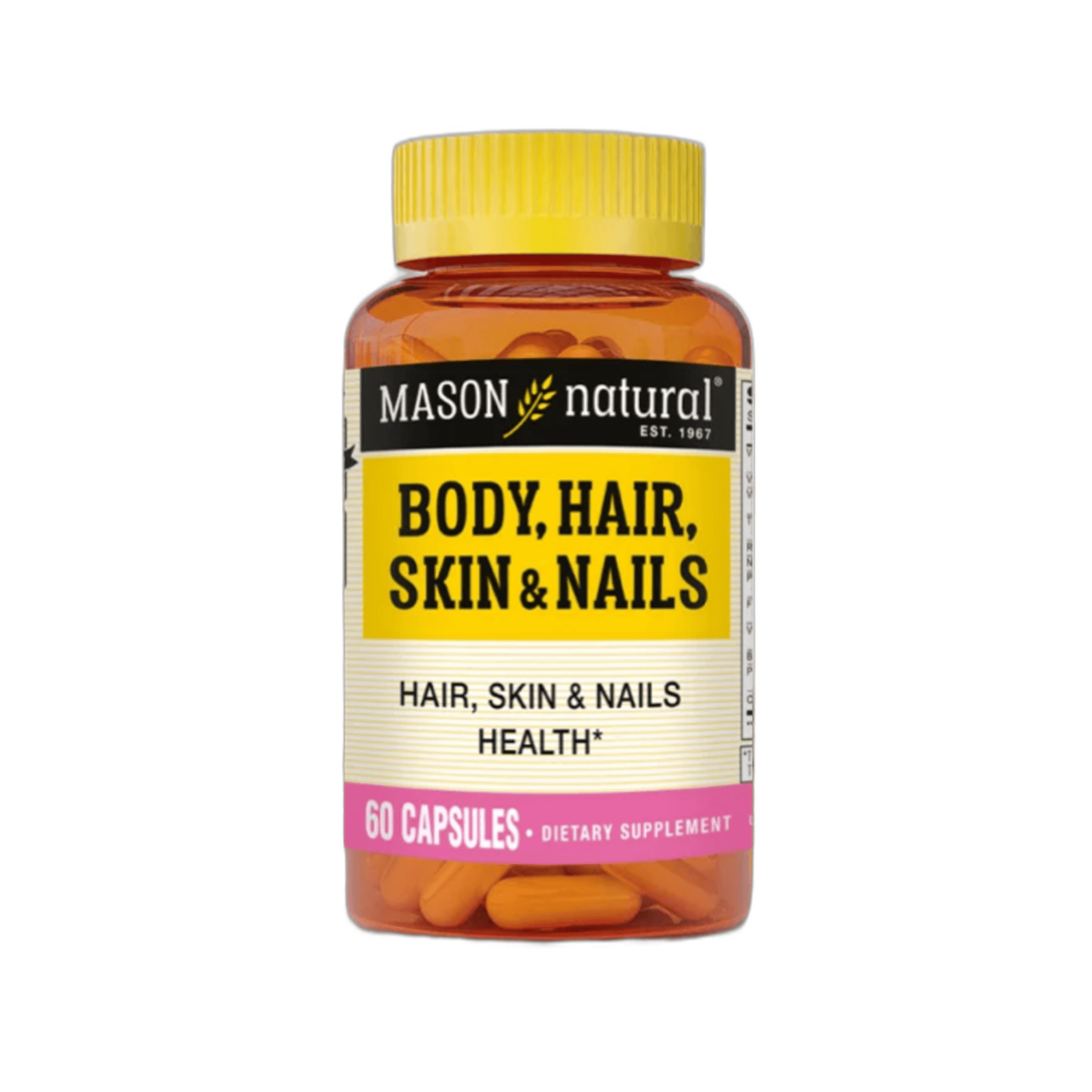 BODY HAIR MULTIVITAMINICO PARA CABELLO. PIEL Y UÑA - fco x 60 cap - MASON - VENTA LIBRE - PROMOCION 1