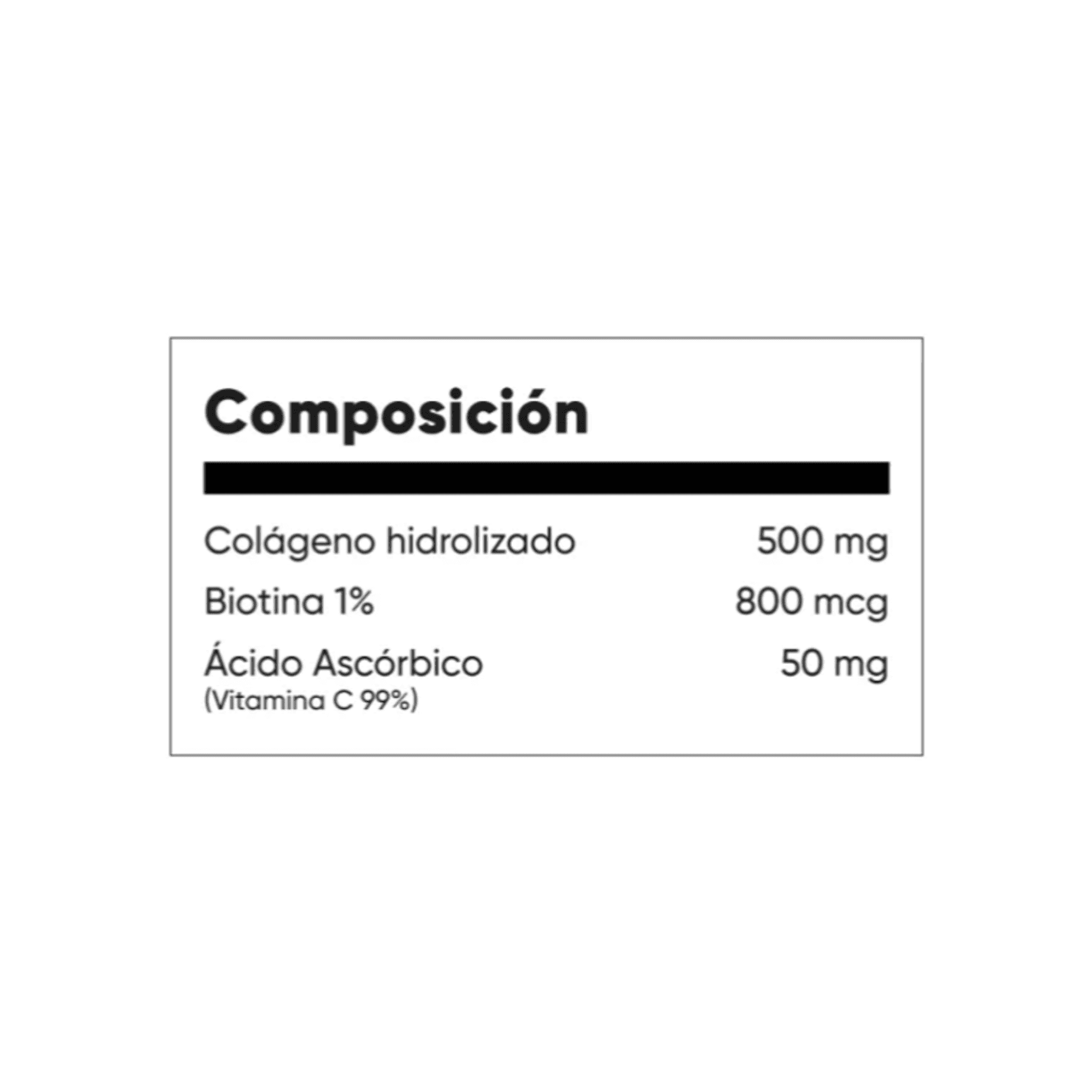 COLAGENO 1500 MG + BIOTINA + VITAMINA - fco x 60 cap. - MASON - VENTA LIBRE - PROMOCION 2