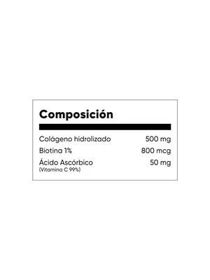 COLAGENO 1500 MG + BIOTINA + VITAMINA - fco x 60 cap. - MASON - VENTA LIBRE - PROMOCION