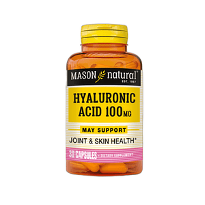 HYALURÓNICO ACID (acido hialuronico) 100 mg - fco x 30 cap. - MASON - VENTA LIBRE - PROMOCION