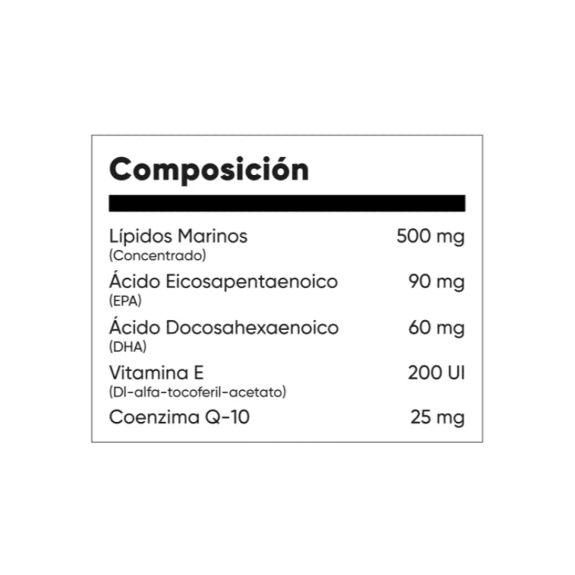 COQ10 vitamina E & omega 3 FISH OIL - fco x 60 softgel - MASON - VENTA LIBRE - PROMOCION 2