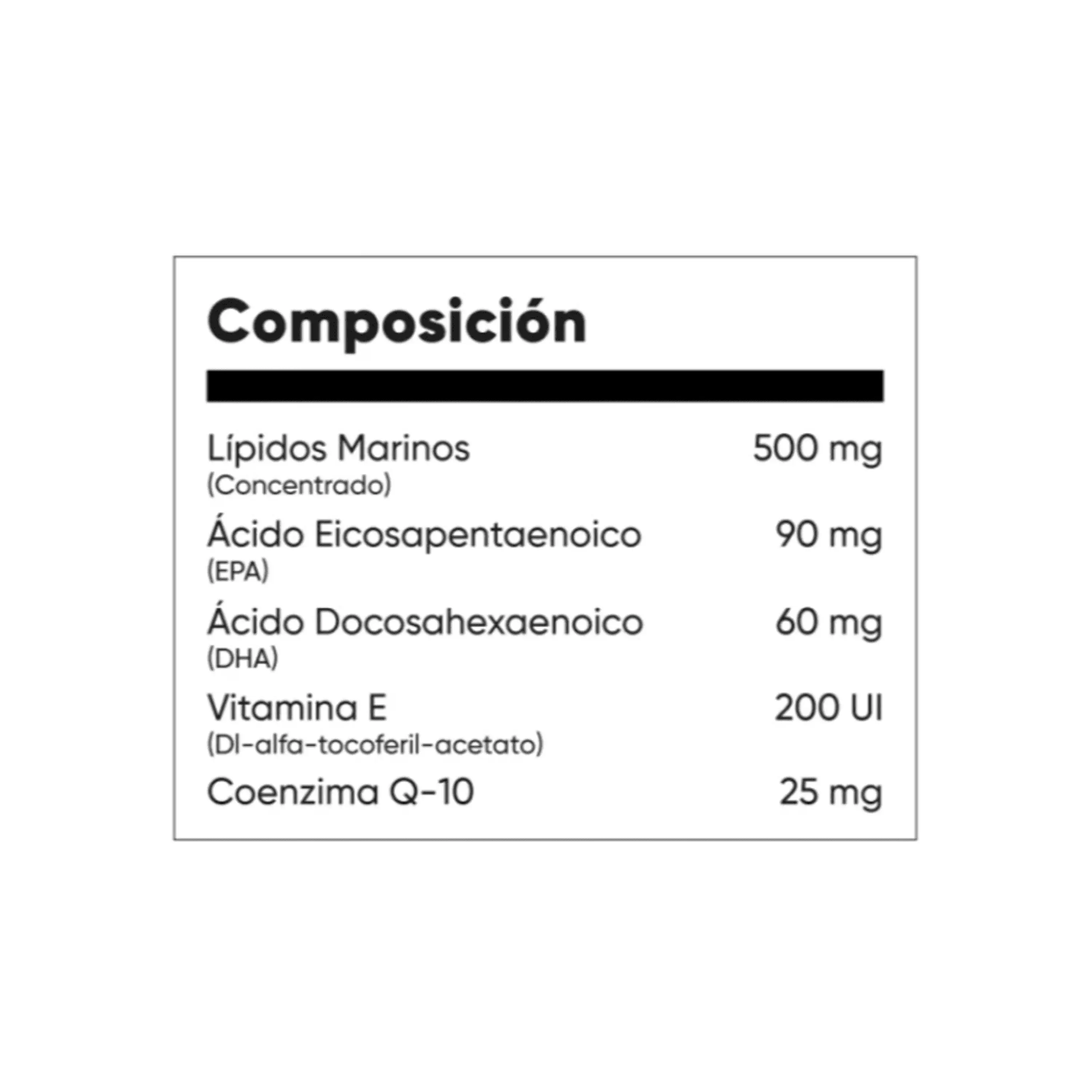 COQ10 vitamina E & omega 3 FISH OIL - fco x 60 softgel - MASON - VENTA LIBRE - PROMOCION 2