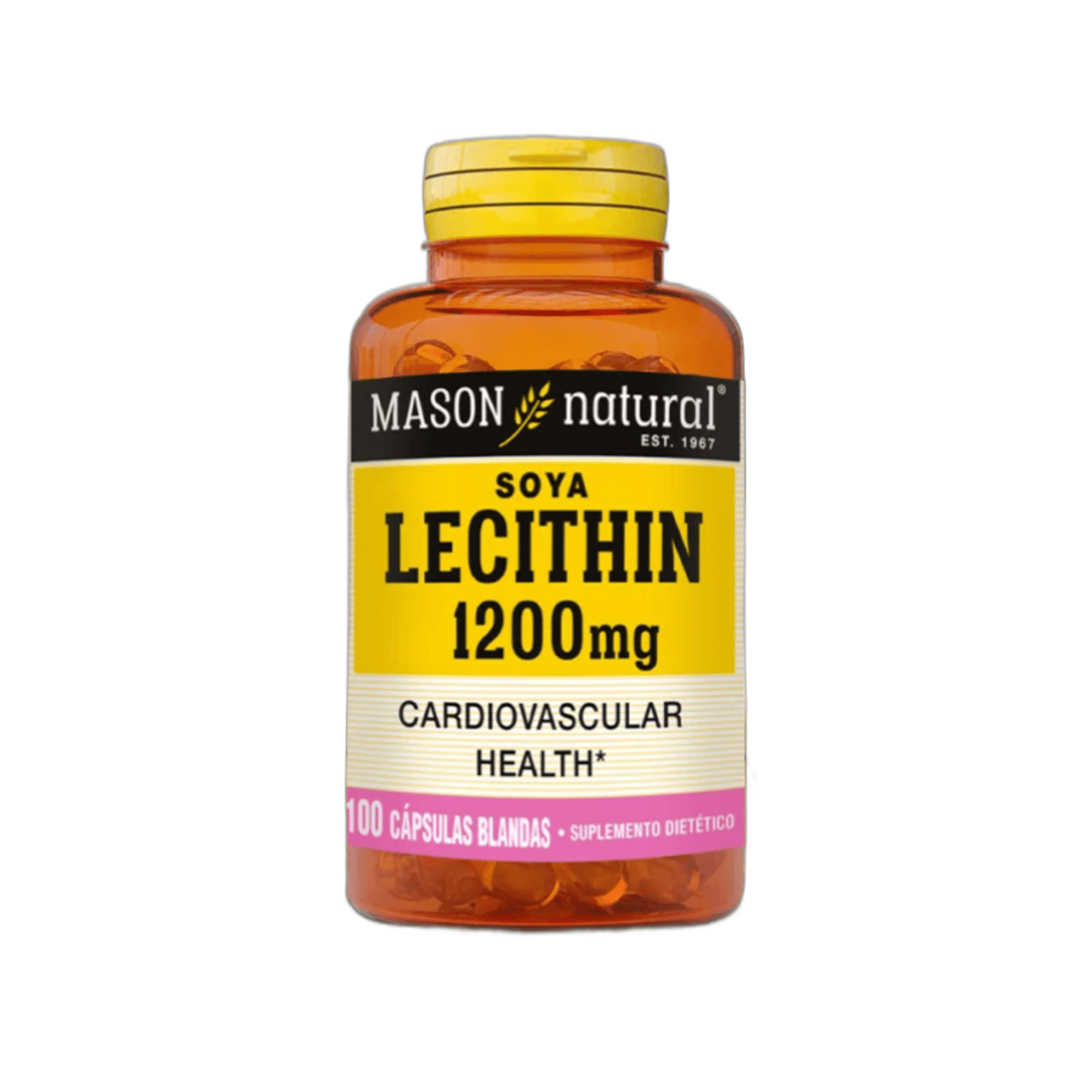 LECITINA DE SOYA 1200 mg - fco x 100 softgel - MASON - VENTA LIBRE - PROMOCION 1