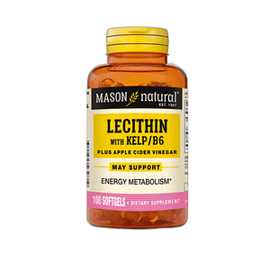 LECITHIN KELP B6 plus APPLE CIDER VINEGAR (lecitina) - fco x 100 softgel - MASON - VENTA LIBRE - PROMOCION