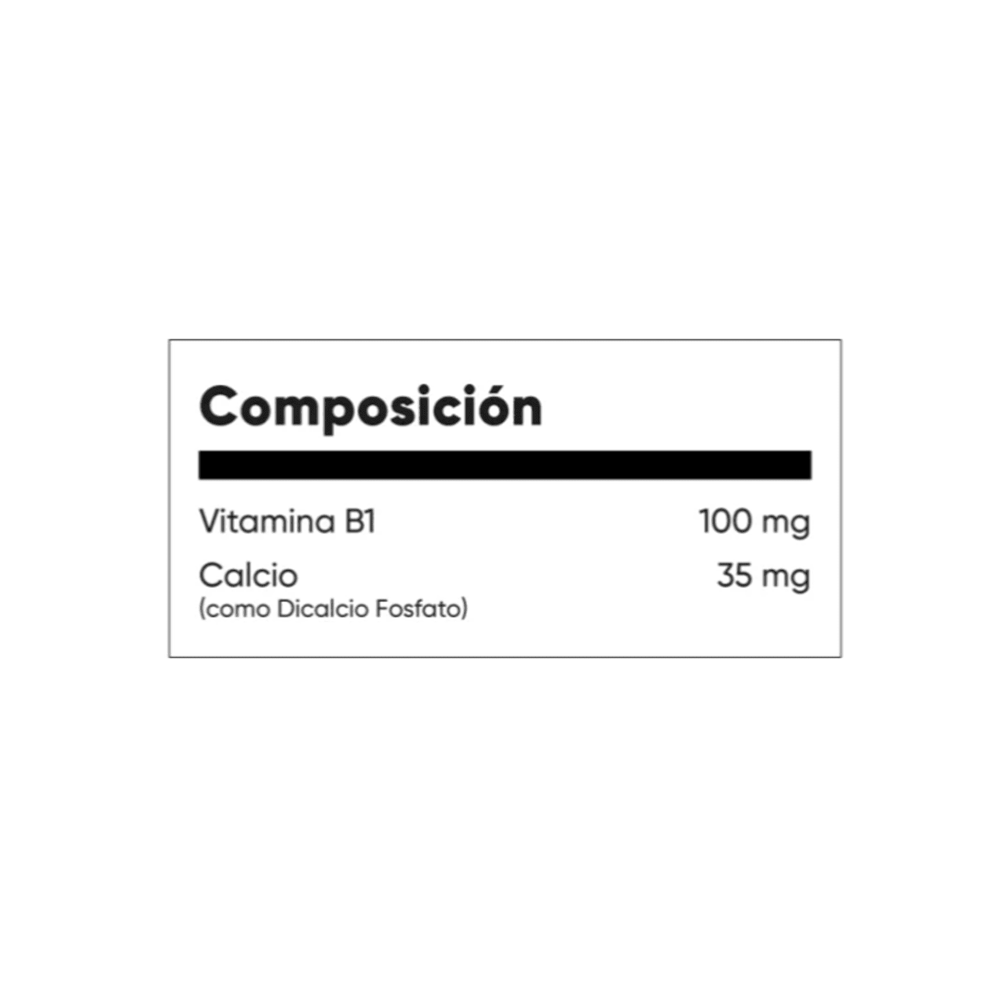 B1 100 mg (vitamina B1) - fco x 100 tab. - MASON - VENTA LIBRE - PROMOCION 2