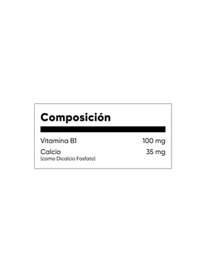 B1 100 mg (vitamina B1) - fco x 100 tab. - MASON - VENTA LIBRE - PROMOCION