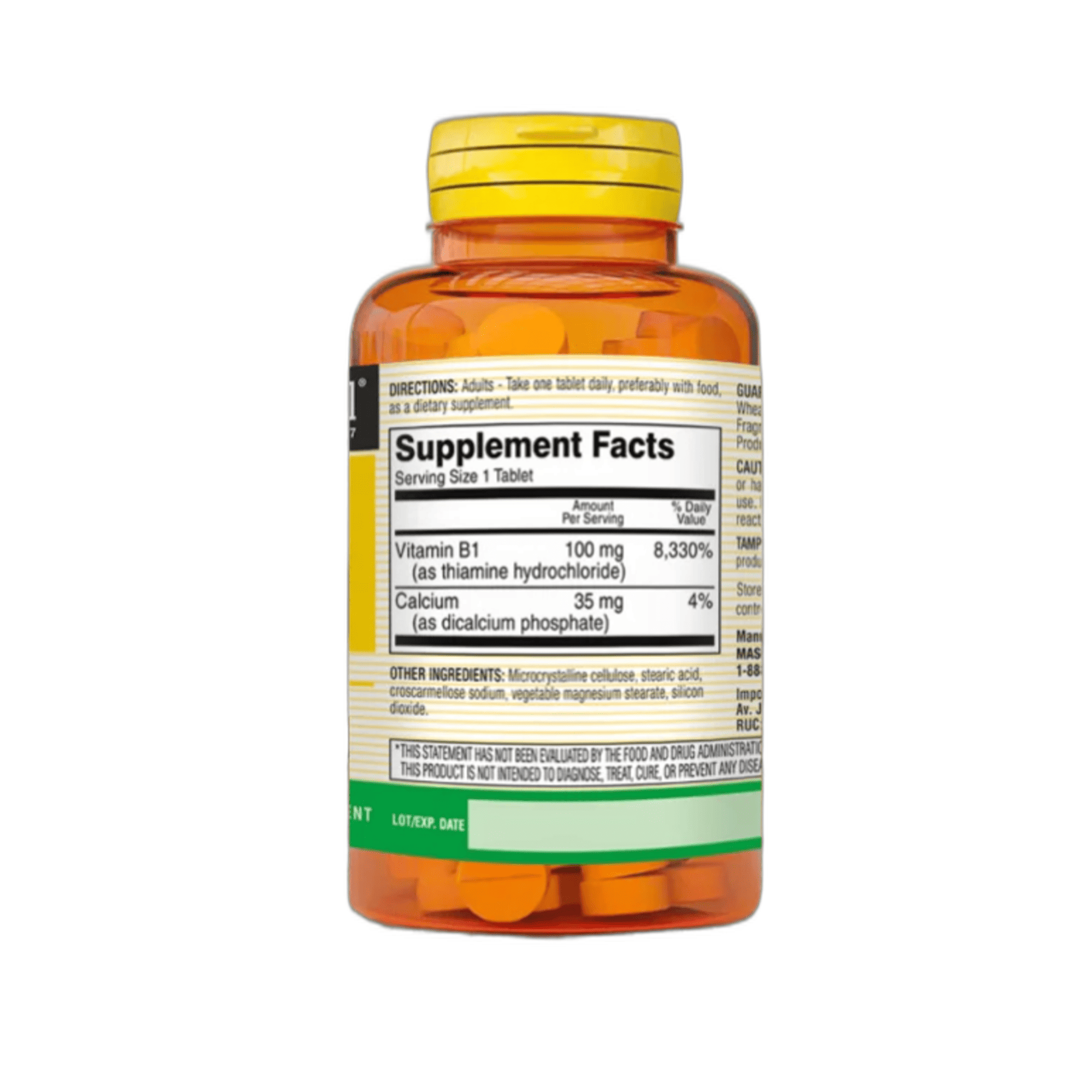 B1 100 mg (vitamina B1) - fco x 100 tab. - MASON - VENTA LIBRE - PROMOCION 3