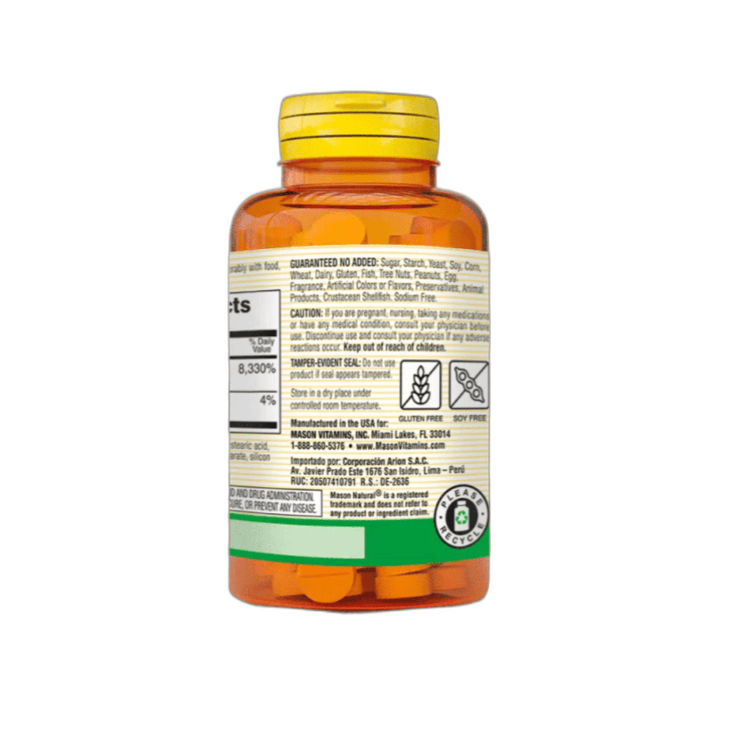 B1 100 mg (vitamina B1) - fco x 100 tab. - MASON - VENTA LIBRE - PROMOCION 4