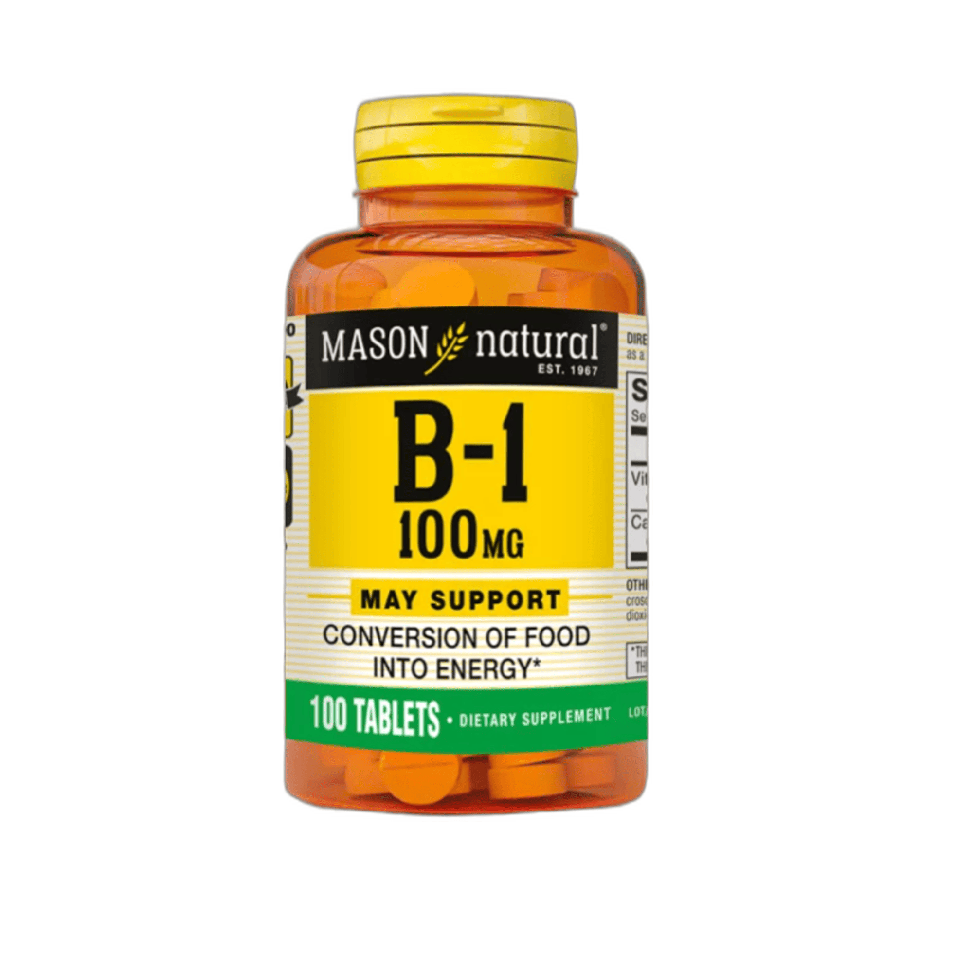 B1 100 mg (vitamina B1) - fco x 100 tab. - MASON - VENTA LIBRE - PROMOCION 1
