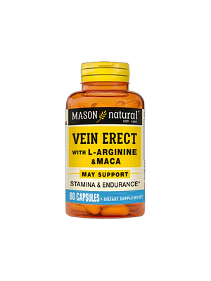 VEIN ERECT with L-arginine and maca - fco x 80 softgel. - MASON - VENTA LIBRE - PROMOCION