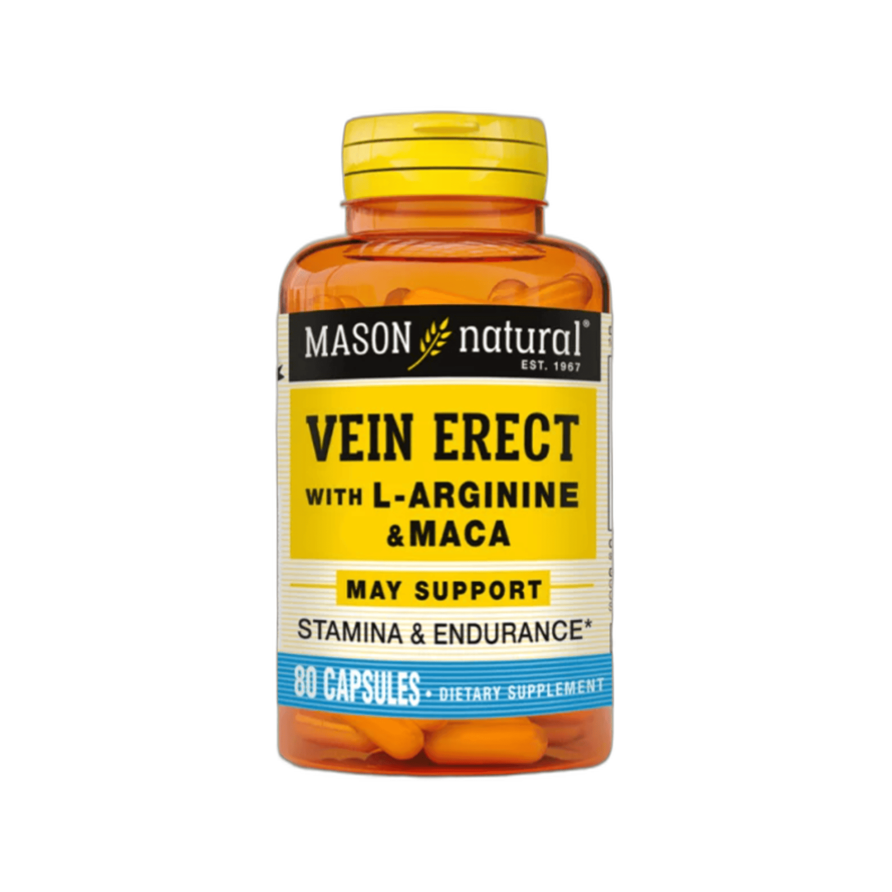VEIN ERECT with L-arginine and maca - fco x 80 softgel. - MASON - VENTA LIBRE - PROMOCION 1