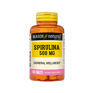 SPIRULINA 500 mg - fco x 100 tab. - MASON - VENTA LIBRE - PROMOCION