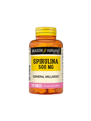 SPIRULINA 500 mg - fco x 100 tab. - MASON - VENTA LIBRE - PROMOCION