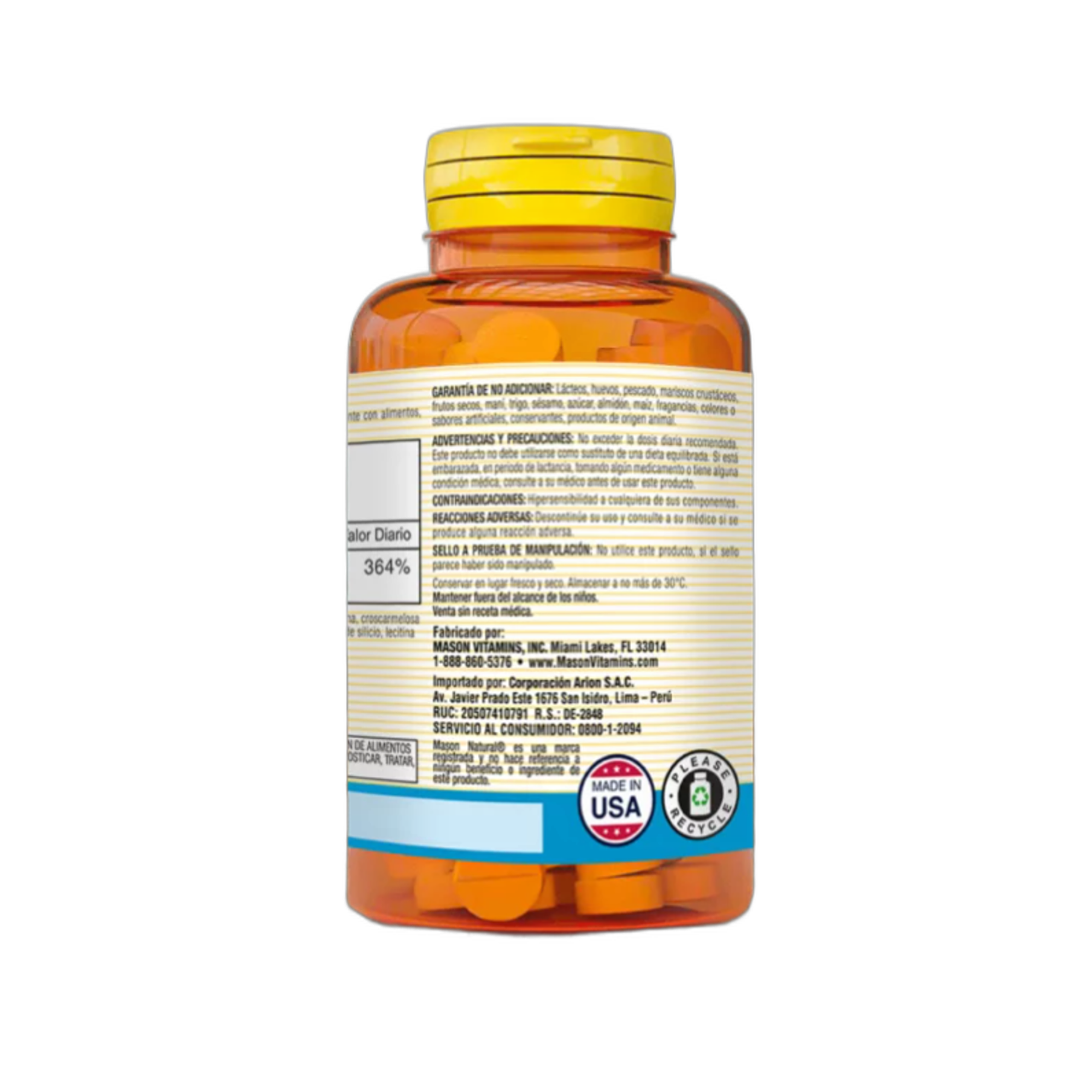 SELENIUM 200 mcg - fco x 60 tab. - MASON - VENTA LIBRE - PROMOCION 3