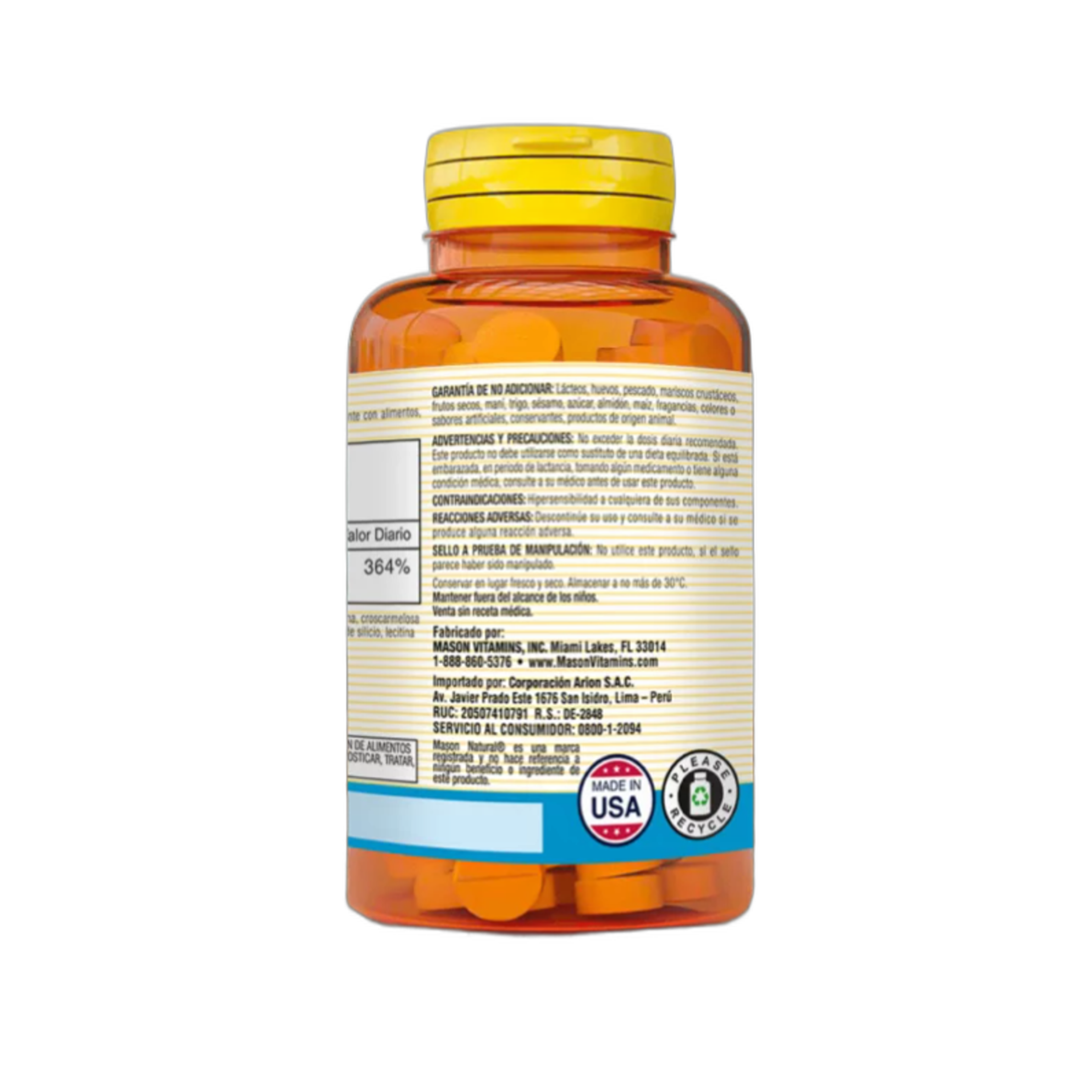 SELENIUM 200 mcg - fco x 60 tab. - MASON - VENTA LIBRE - PROMOCION 3