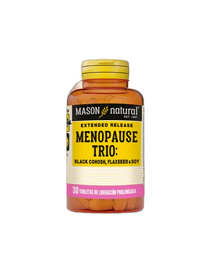 MENOPAUSE TRIO BLACK COHOSH, FLAXSEED & SOY - Fco x 30 tab - MASON - VENTA LIBRE - PROMOCION