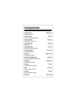 STRESS B-COMPLEX WITH ANTIOXIDANTES E + ZINC - fco x 60 tab. - MASON - VENTA LIBRE - PROMOCION