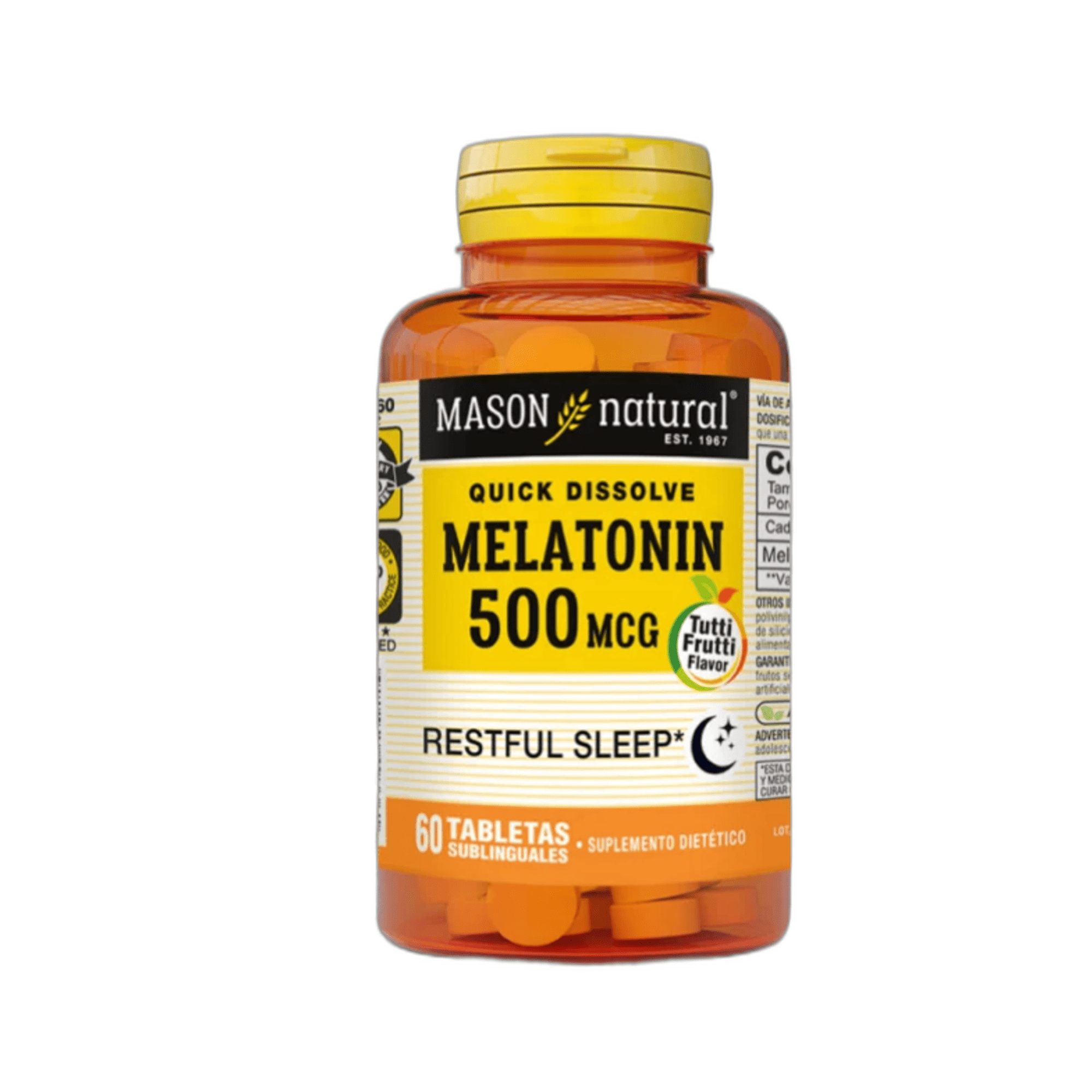 MELATONIN 500 mcg - fco x 60 tab - MASON - VENTA LIBRE - PROMOCION 1
