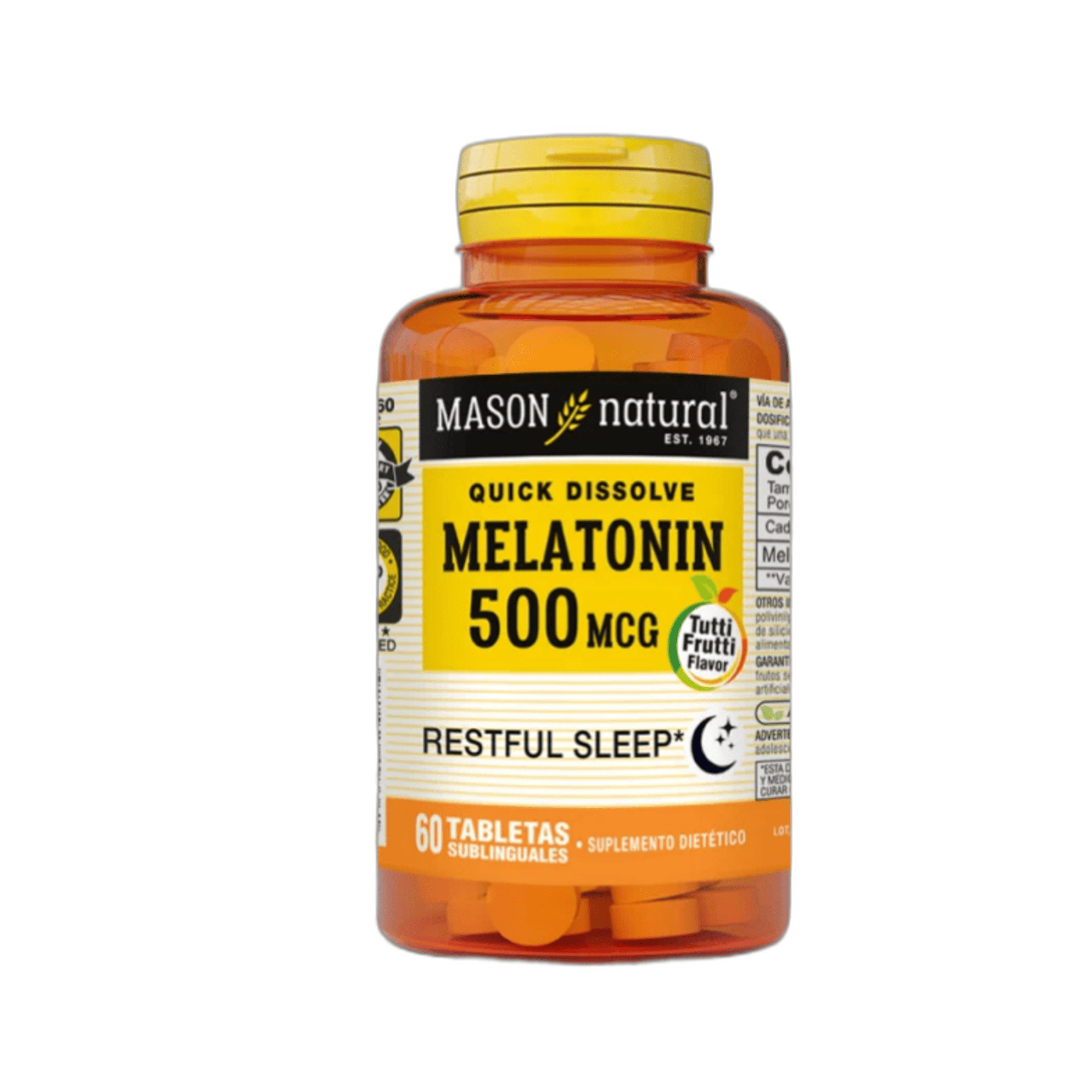 MELATONIN 500 mcg - fco x 60 tab - MASON - VENTA LIBRE - PROMOCION 1